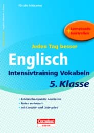 Cover von Jeden Tag besser - Englisch Intensivtraining Vokabeln 5. Klasse