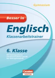 Cover von Besser in Englisch - Klassenarbeitstrainer Gymnasium 6. Klasse