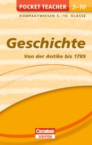 Cover von Pocket Teacher Geschichte - Von der Antike bis 1789