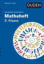 Cover von Matheheft 5. Klasse - kurz geübt & schnell kapiert