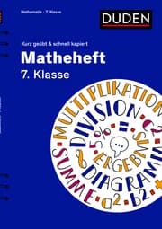 Cover von Matheheft 7. Klasse