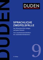 Cover von Sprachliche Zweifelsfälle