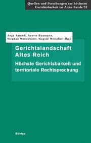 Cover von Gerichtslandschaft Altes Reich