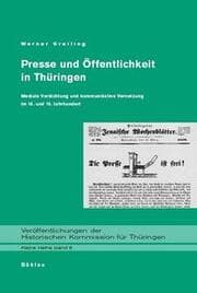 Cover von Presse und Öffentlichkeit in Thüringen