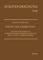 Cover von Städte der Herrschaft