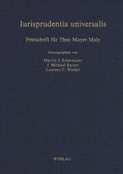 Cover von Iurisprudentia universalis