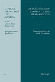Cover von Die Durchsetzung des öffentlichen Strafanspruchs