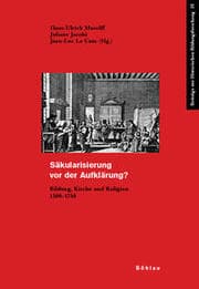 Cover von Säkularisierung vor der Aufklärung?