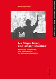 Cover von Als Bürger leben, als Halbgott sprechen