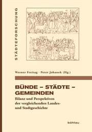 Cover von Bünde, Städte, Gemeinden