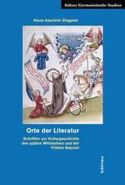 Cover von Orte der Literatur