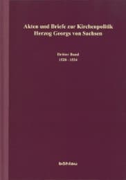 Cover von Akten und Briefe zur Kirchenpolitik Herzog Georgs von Sachsen