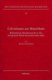 Cover von Calvinismus am Mittelrhein