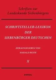 Cover von Schriftsteller-Lexikon der Siebenbürger Deutschen