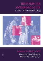 Cover von Historische Anthropologie