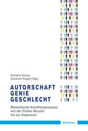 Cover von Autorschaft - Genie - Geschlecht