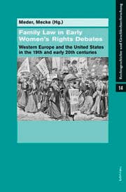 Cover von Family Law in Early Women's Rights Debates
