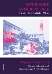 Cover von Historische Anthropologie