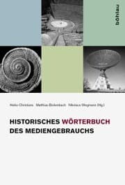 Cover von Historisches Wörterbuch des Mediengebrauchs