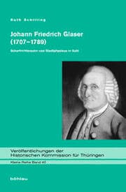 Cover von Johann Friedrich Glaser (1707-1789)