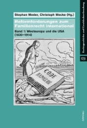 Cover von Reformforderungen zum Familienrecht international