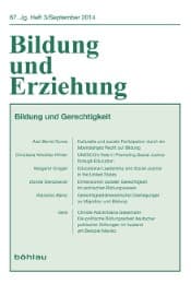 Cover von Bildung und Gerechtigkeit