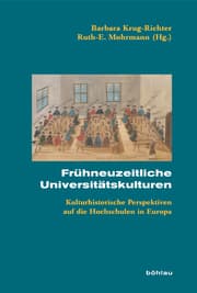Cover von Frühneuzeitliche Universitätskulturen