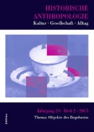 Cover von Historische Anthropologie