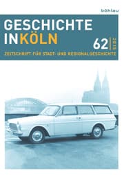 Cover von Geschichte in Köln 62 (2015)