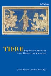 Cover von Tiere: Begleiter des Menschen in der Literatur des Mittelalters