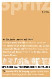 Cover von Die DDR in der Literatur nach 1989