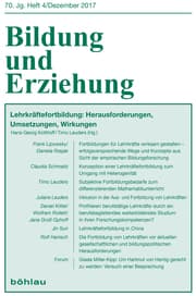 Cover von Lehrkräftefortbildung
