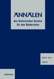 Cover von Annalen des Historischen Vereins für den Niederrhein