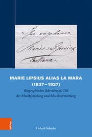Cover von Marie Lipsius alias La Mara (1837-1927)