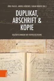 Cover von Duplikat, Abschrift & Kopie