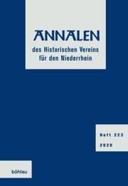 Cover von Annalen des Historischen Vereins für den Niederrhein 223 (2020)