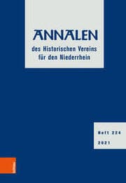 Cover von Annalen des Historischen Vereins für den Niederrhein 224 (2021)