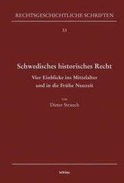 Cover von Schwedisches historisches Recht