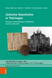 Cover von Jüdische Geschichte in Thüringen