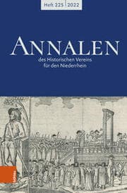 Cover von Annalen des Historischen Vereins für den Niederrhein 225 (2022)