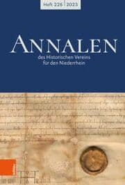 Cover von Annalen des Historischen Vereins für den Niederrhein 226 (2023)