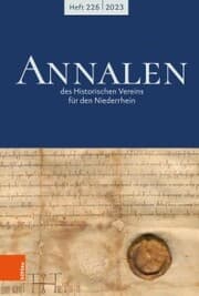 Cover von Annalen des Historischen Vereins für den Niederrhein 226 (2023)