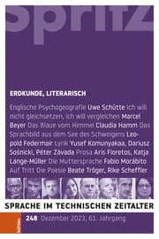 Cover von Erdkunde, literarisch