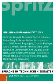 Cover von Berliner Autorenwerkstatt 2023
