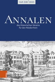 Cover von Annalen des Historischen Vereins für den Niederrhein 228 (2025)