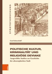Cover von Politische Kultur, Kriminalität und religiöse Devianz