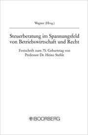 Cover von Steuerberatung im Spannungsfeld von Betriebswirtschaft und Recht