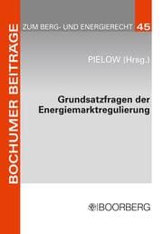 Cover von Grundsatzfragen der Energiemarktregulierung