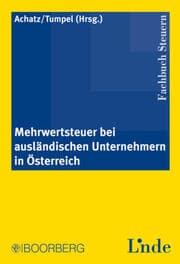 Cover von Mehrwertsteuer bei ausländischen Unternehmern in Österreich