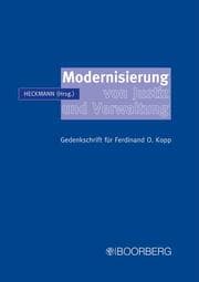 Cover von Modernisierung von Justiz und Verwaltung
